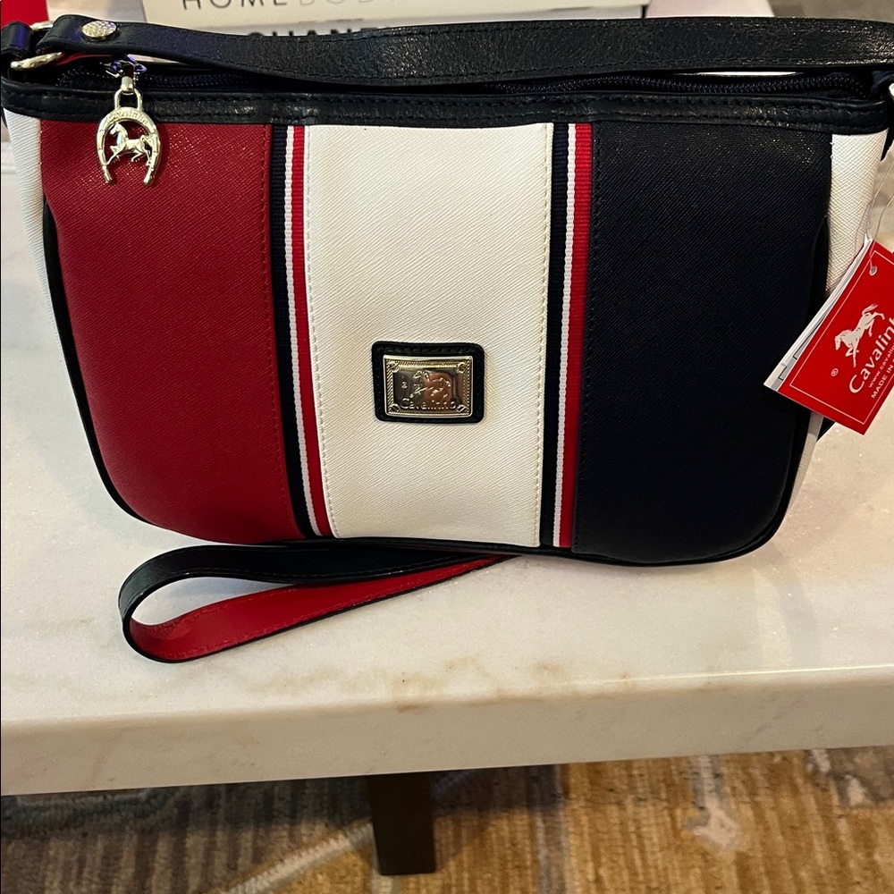 CAVALINHO Tricolor Crossbody Bag BRAND NEW CERTIFICATE INCLUDED Made Portugal
